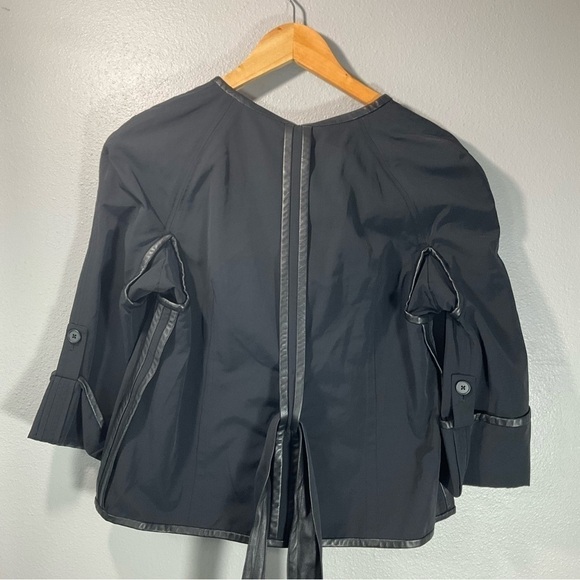Diane von Furstenberg Shane Tie-Waist Jacket black size 4 - Picture 12 of 15